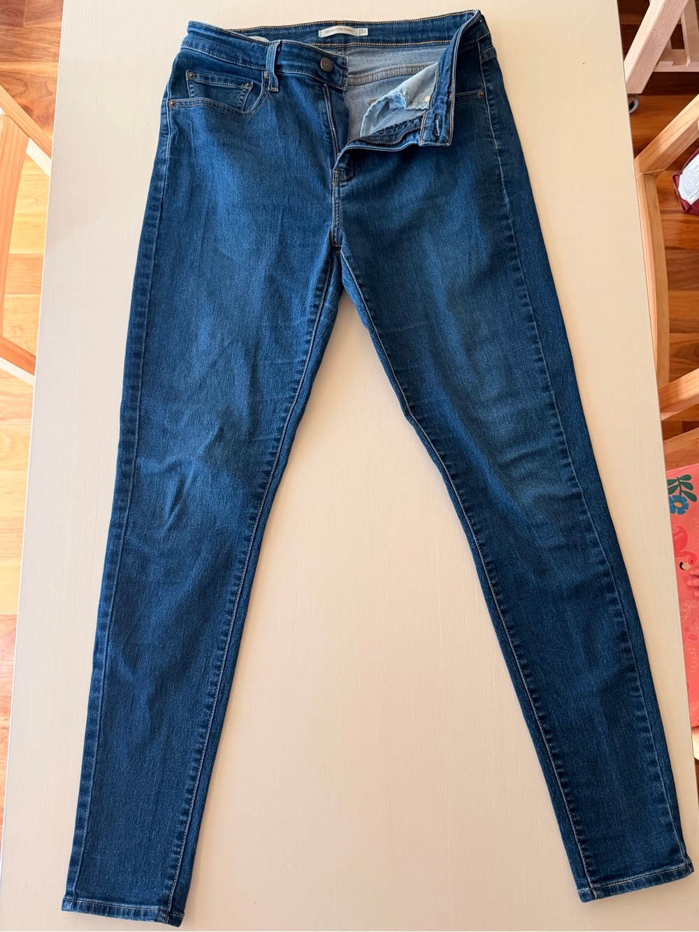 Levi Classic Dark Blue Skinny Jeans W31 L32